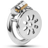 CockLock Cage de chasteté en métal Flat 2cm